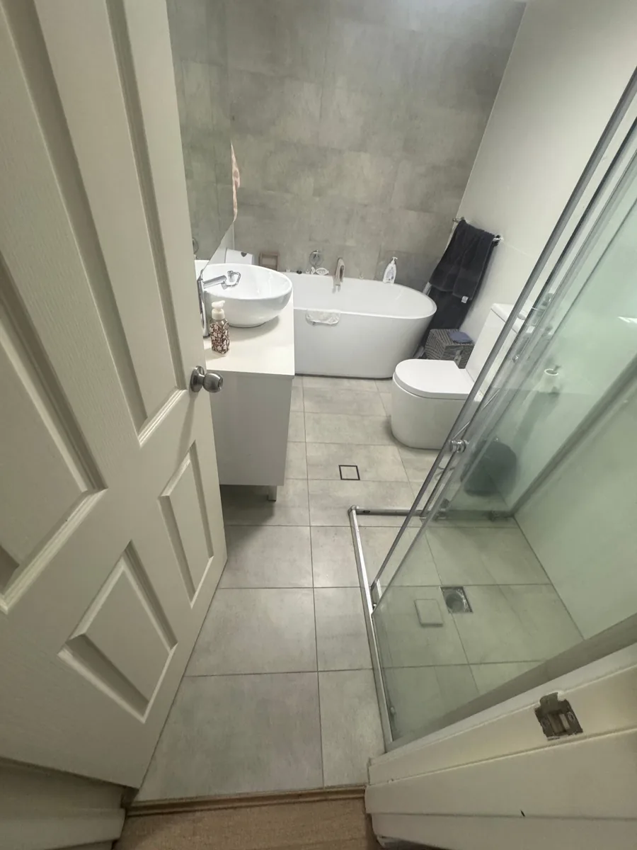 Bathroom and shower area from our North Parramatta shower-sealing job